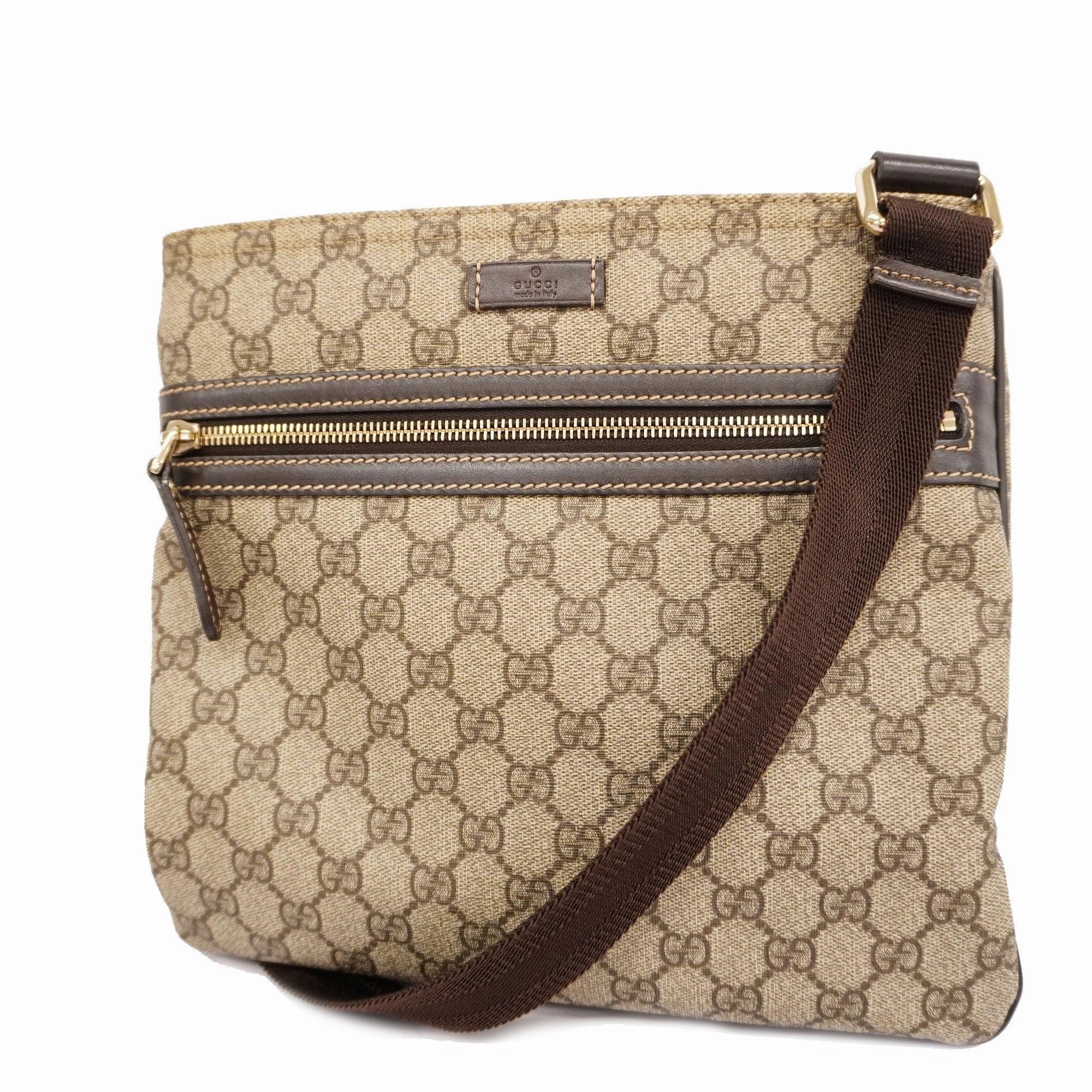 GUCCI  GG Supreme 295257 Women's Shoulder Bag Beige,Brown