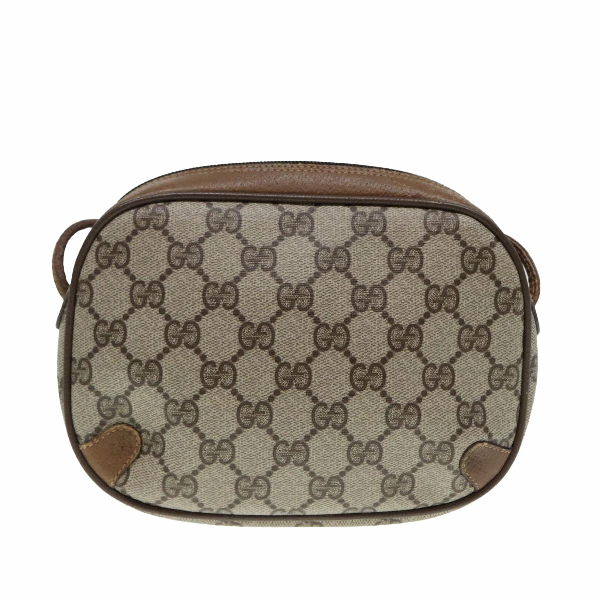 Gucci Gg Supreme Beige Canvas Shoulder Bag ()