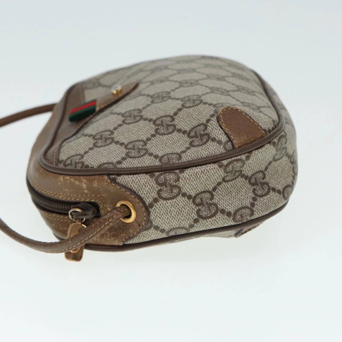 Gucci Gg Supreme Beige Canvas Shoulder Bag ()