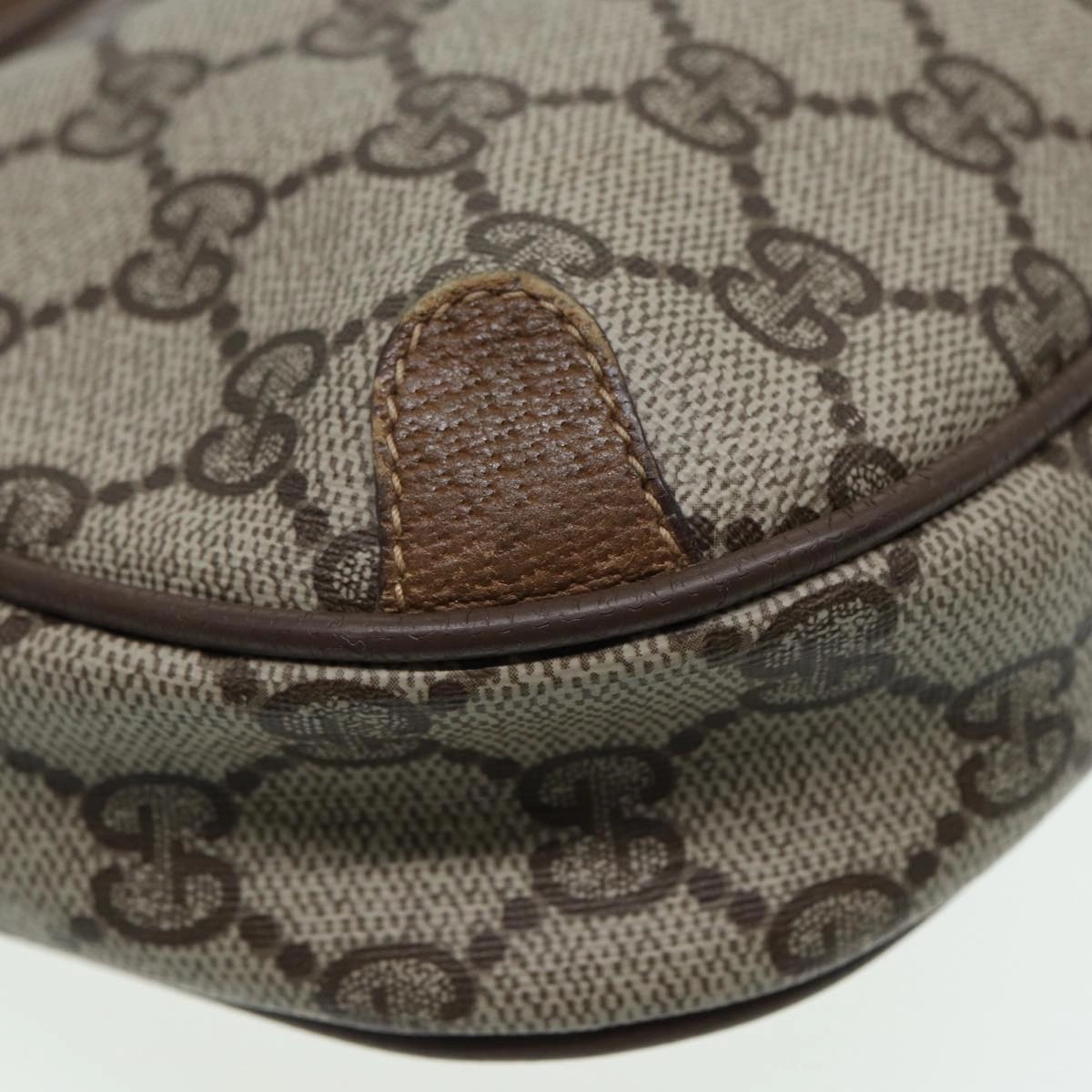 Gucci Gg Supreme Beige Canvas Shoulder Bag ()