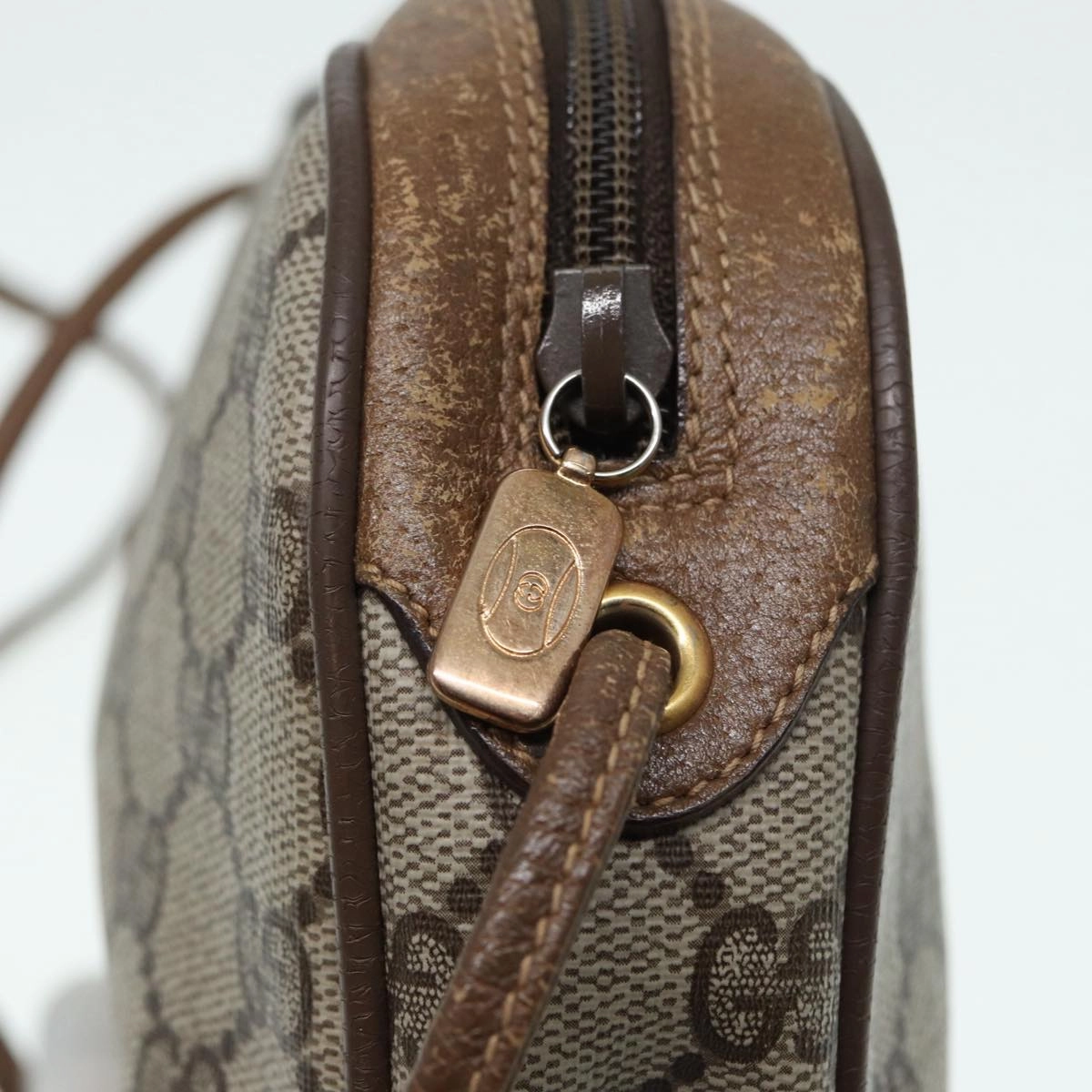 Gucci Gg Supreme Beige Canvas Shoulder Bag ()