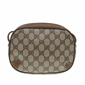 Gucci Gg Supreme Beige Canvas Shoulder Bag ()