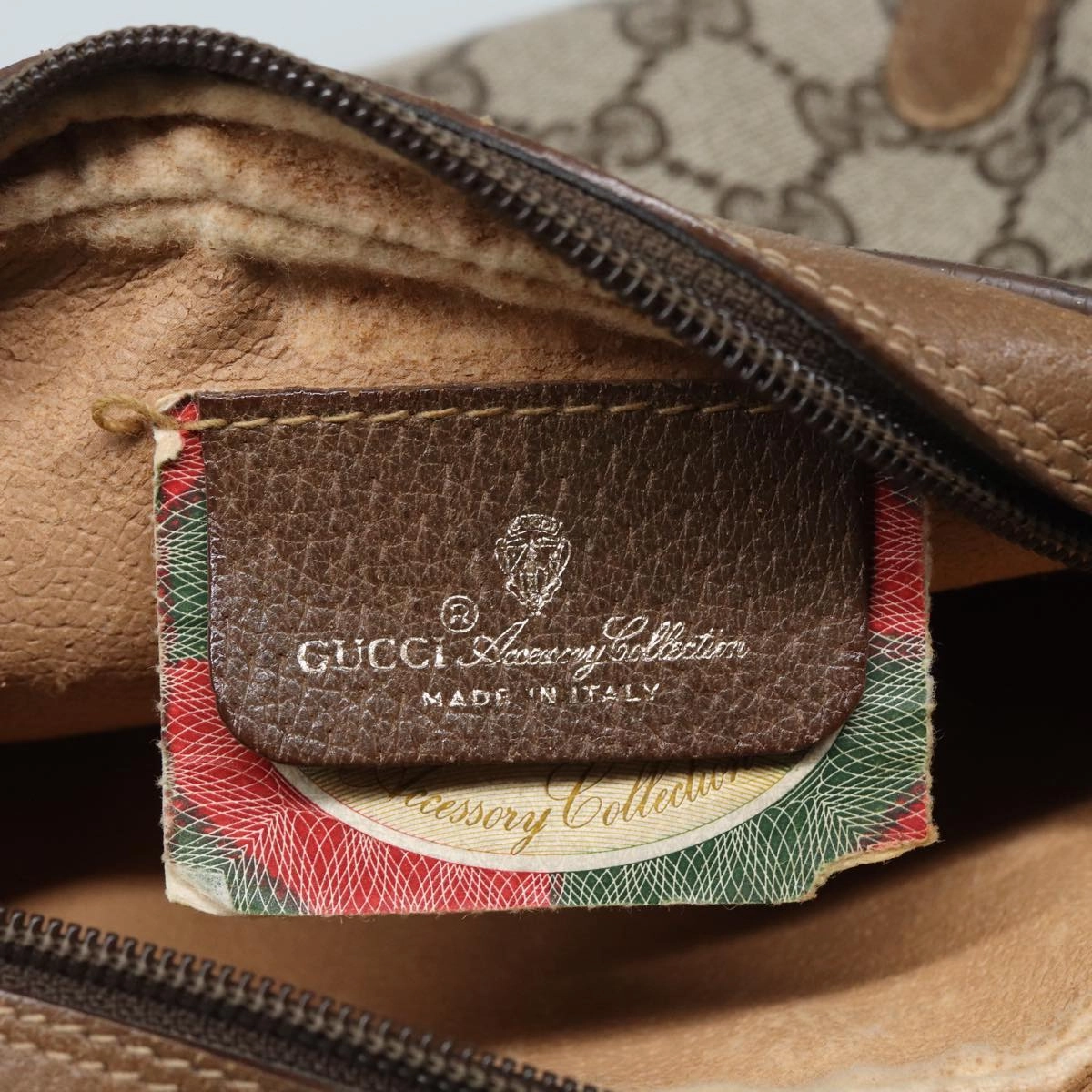 Gucci Gg Supreme Beige Canvas Shoulder Bag ()