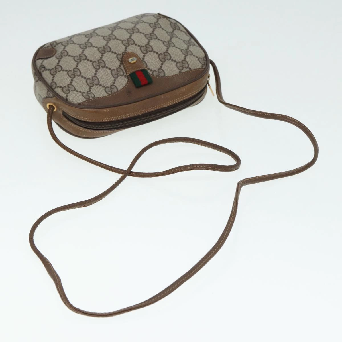 Gucci Gg Supreme Beige Canvas Shoulder Bag ()