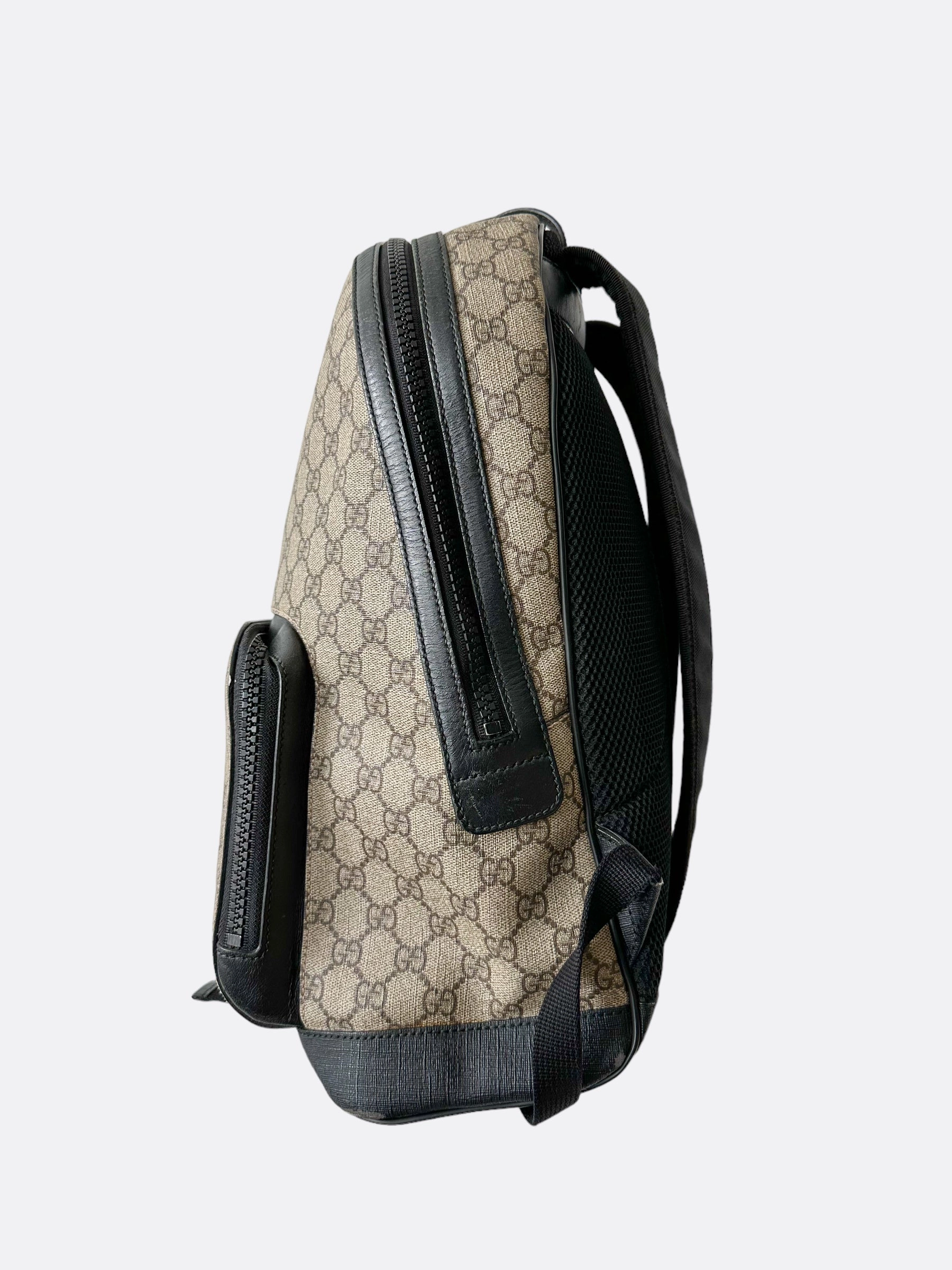 Gucci GG Supreme Brown Oblique Backpack