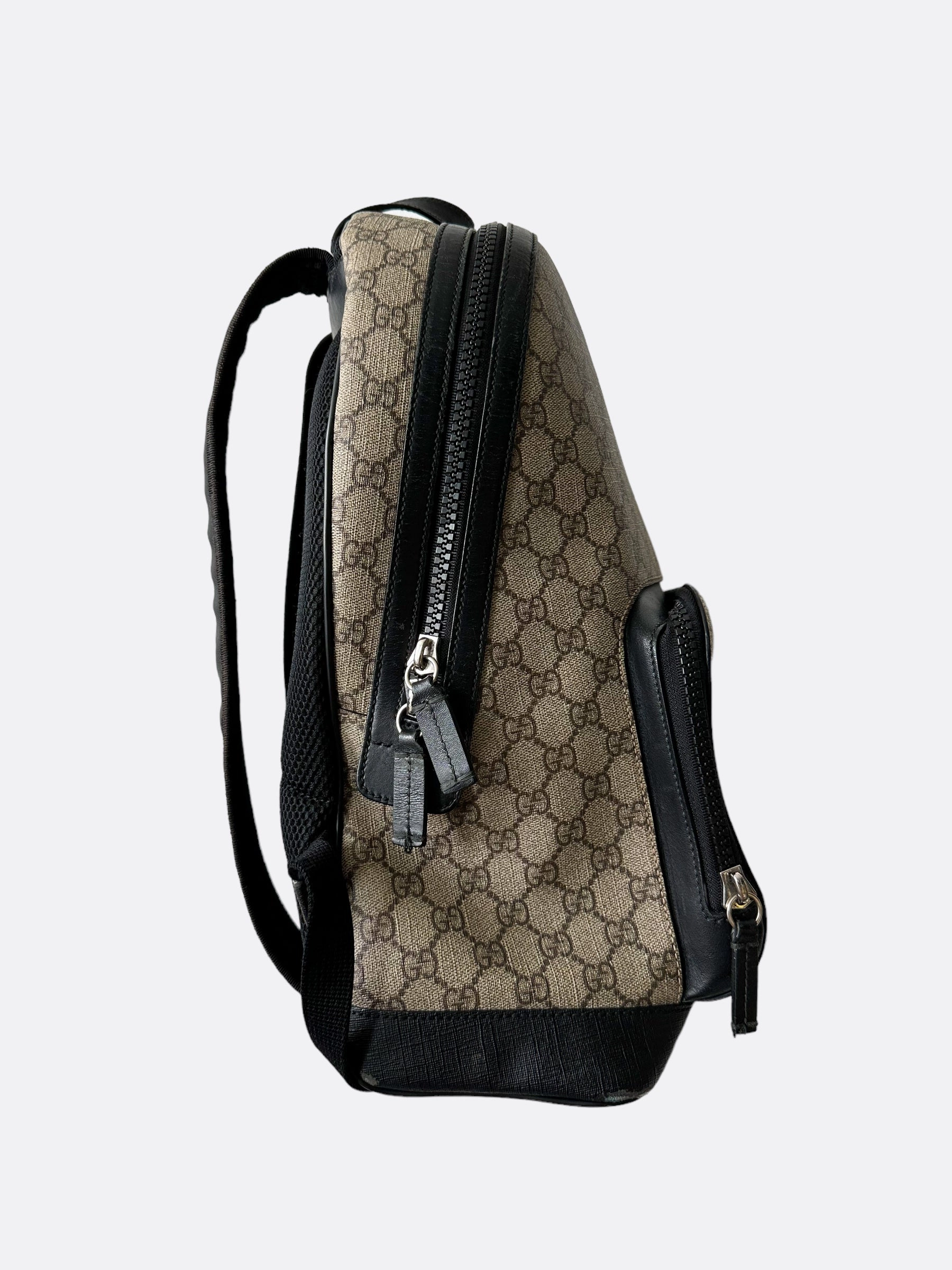 Gucci GG Supreme Brown Oblique Backpack