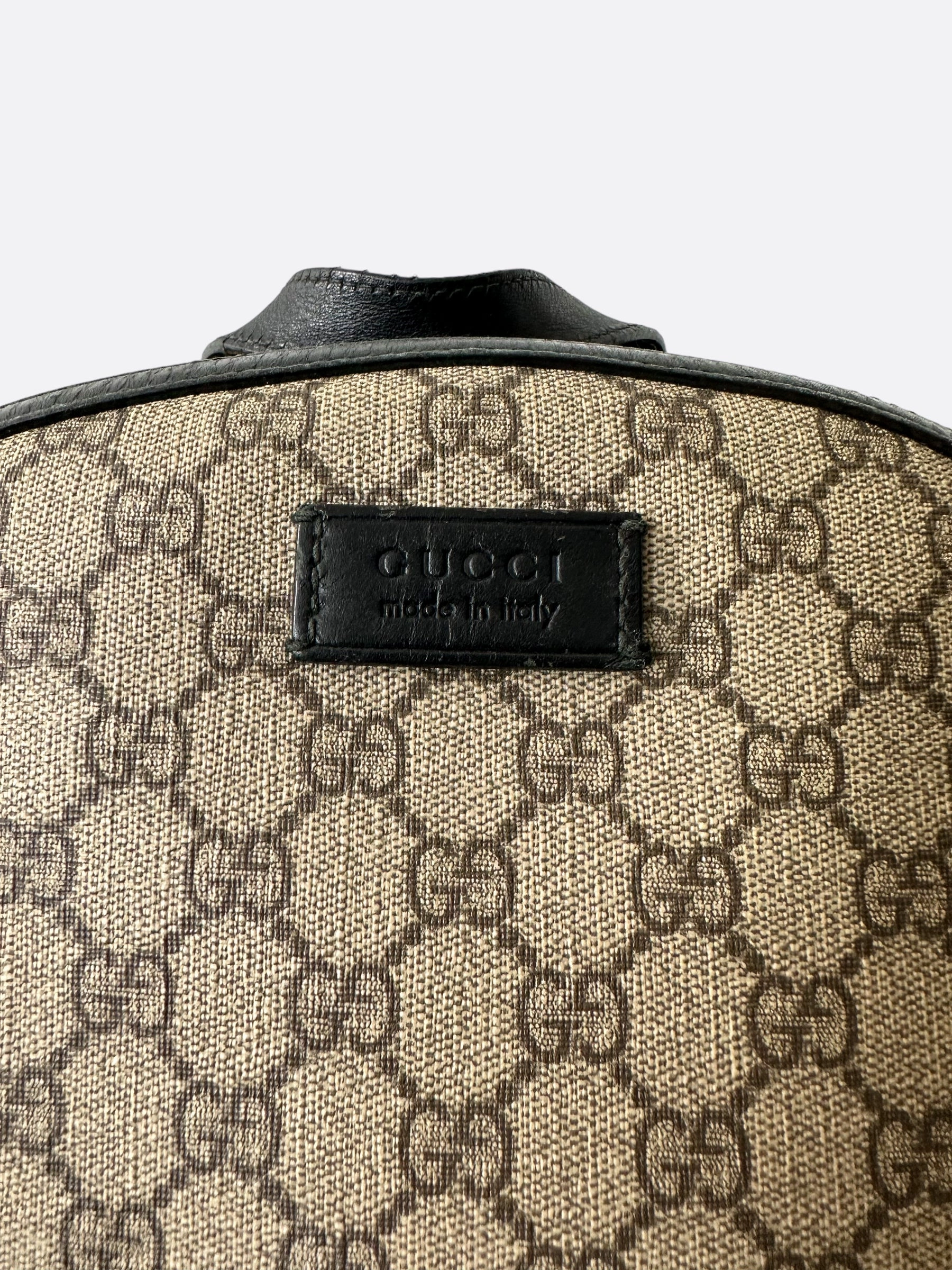 Gucci GG Supreme Brown Oblique Backpack