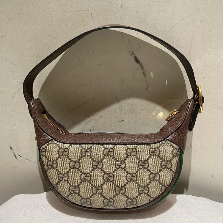 Gucci GG Supreme Brown Shoulder Bag