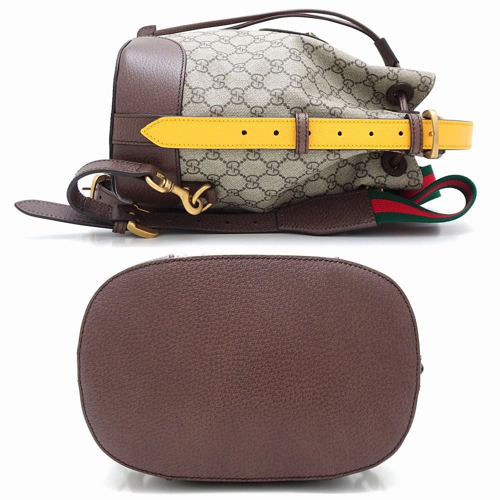 Gucci GG Supreme Canvas Leather 2Way Backpack