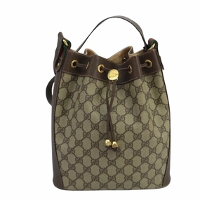 Gucci Gg Supreme  Canvas Shoulder Bag (Pre-Owned)