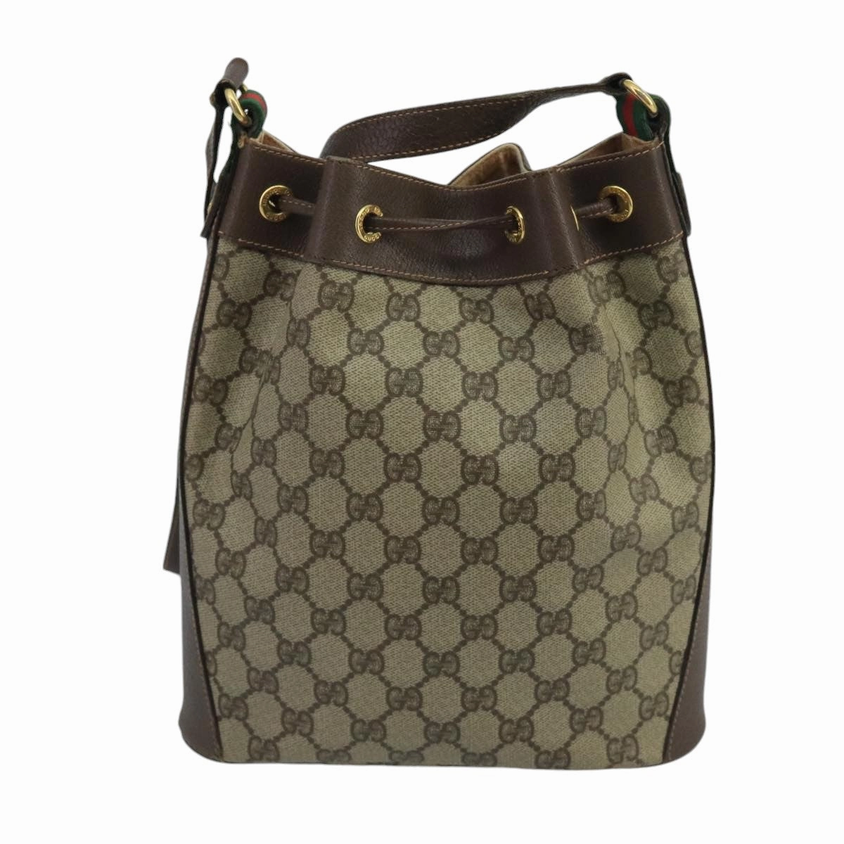 Gucci Gg Supreme  Canvas Shoulder Bag (Pre-Owned)
