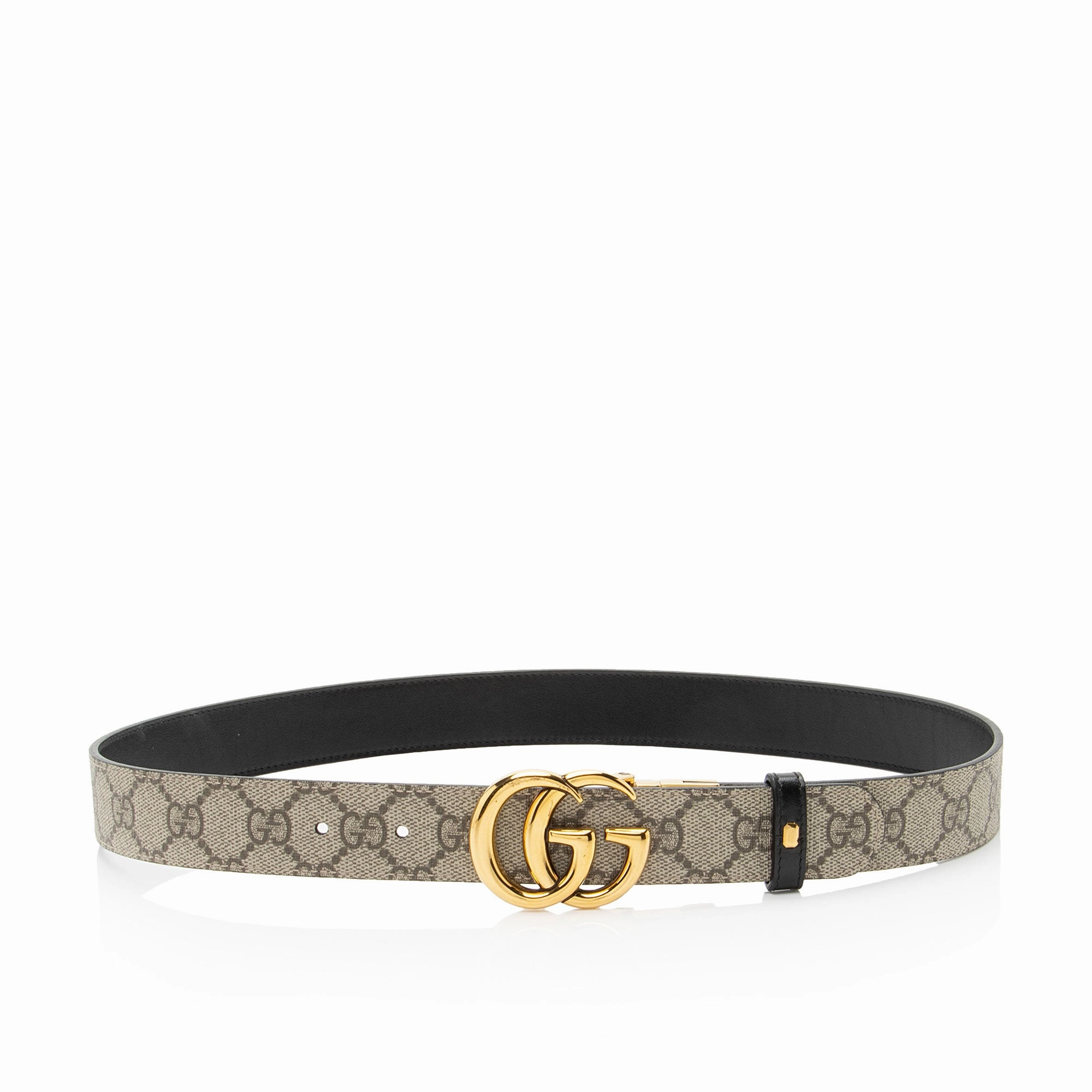 Gucci GG Supreme GG Marmont Reversible Belt