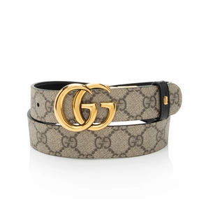 Gucci GG Supreme GG Marmont Reversible Belt