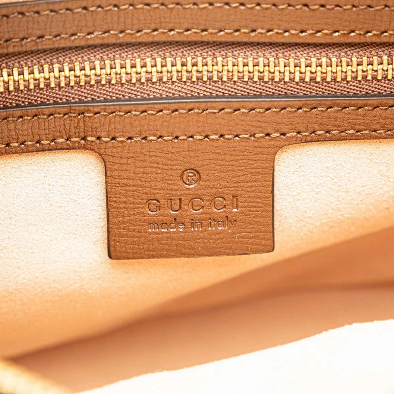 Gucci GG Supreme Horsebit Shoulder Bag 645454
