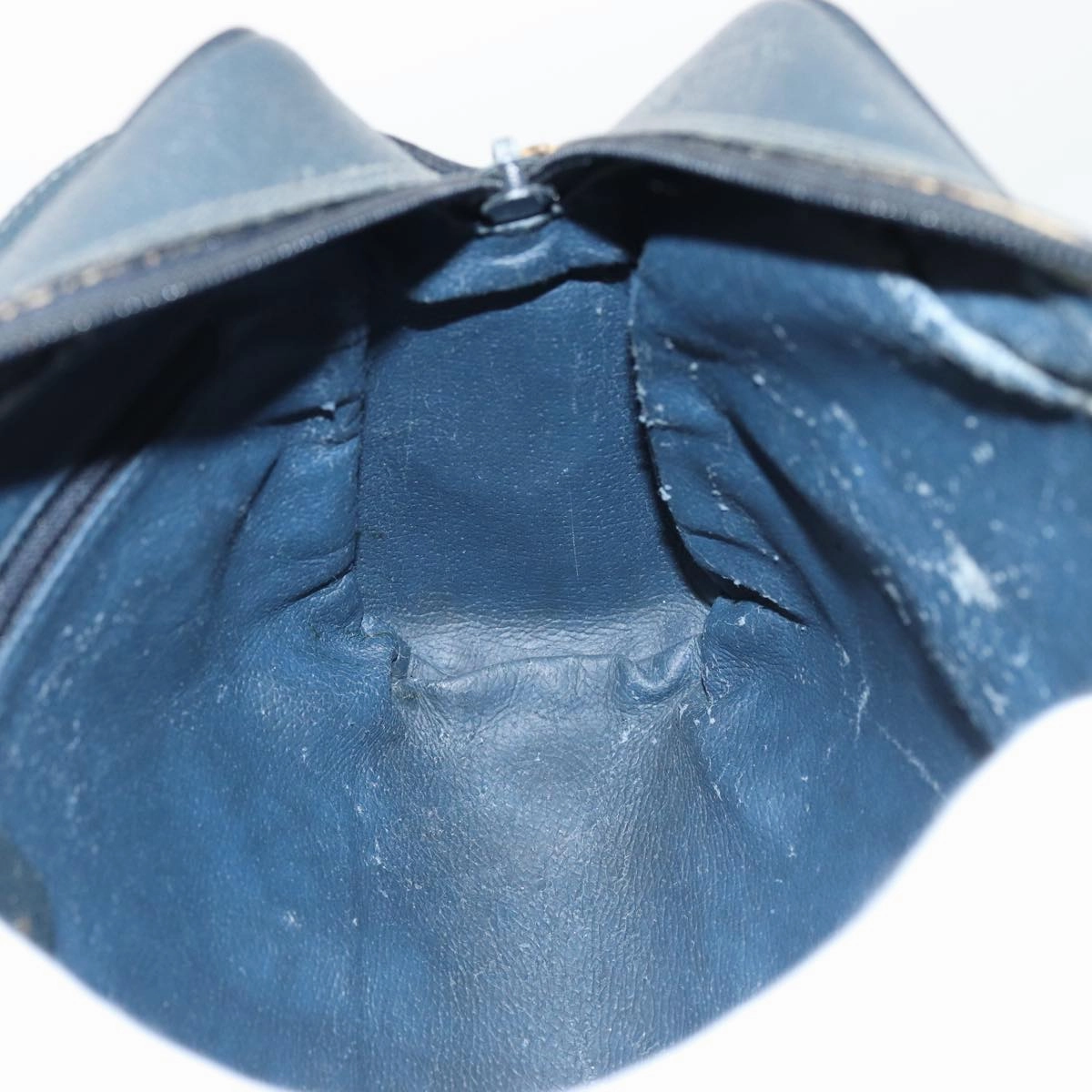 GUCCI GG Supreme Sherry Line Shoulder Bag PVC Leather Navy 56 02 088  83136