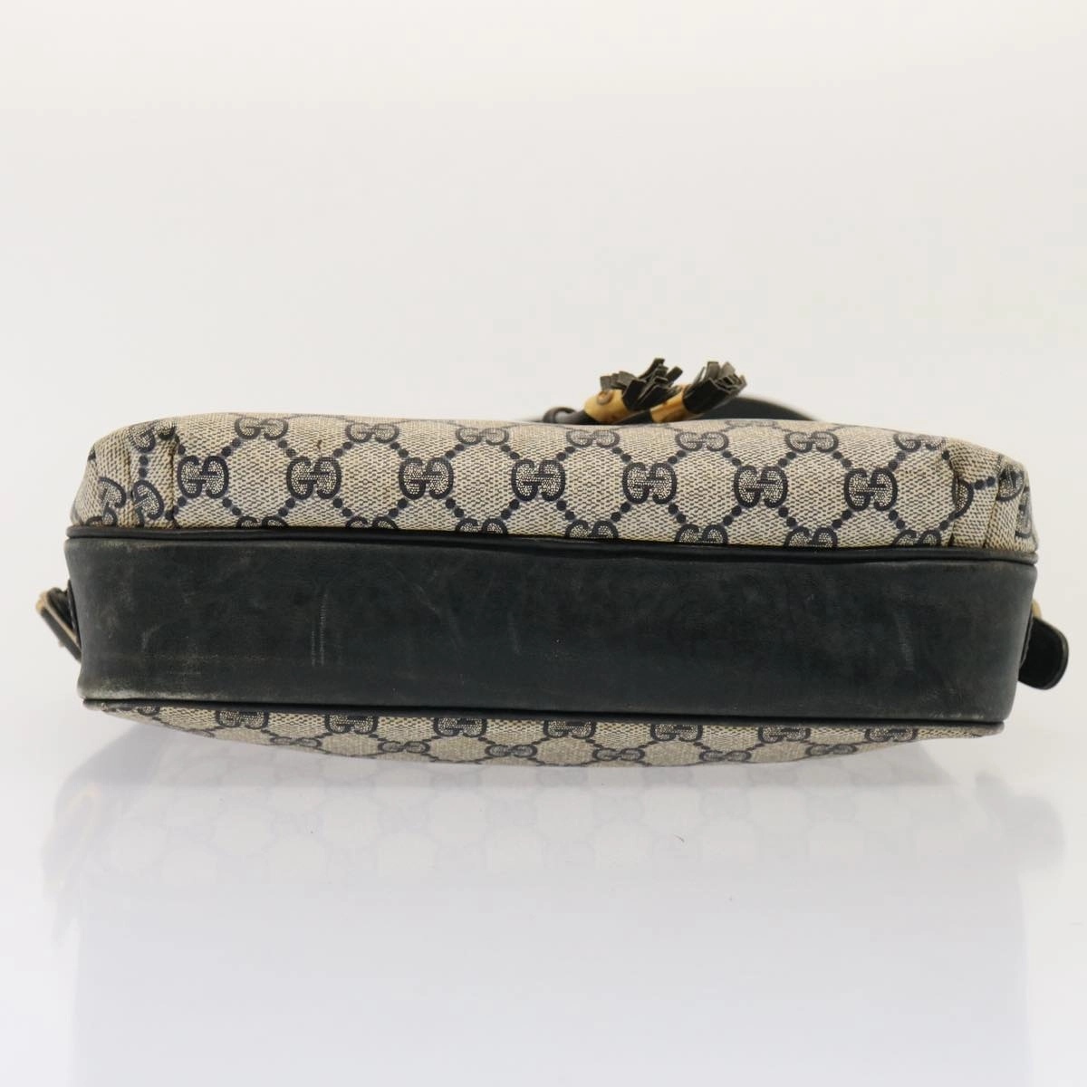 GUCCI GG Supreme Shoulder Bag PCV Navy 001 256 1066  76733