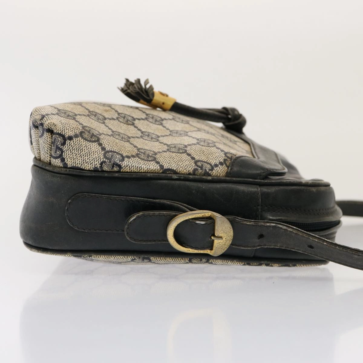 GUCCI GG Supreme Shoulder Bag PCV Navy 001 256 1066  76733