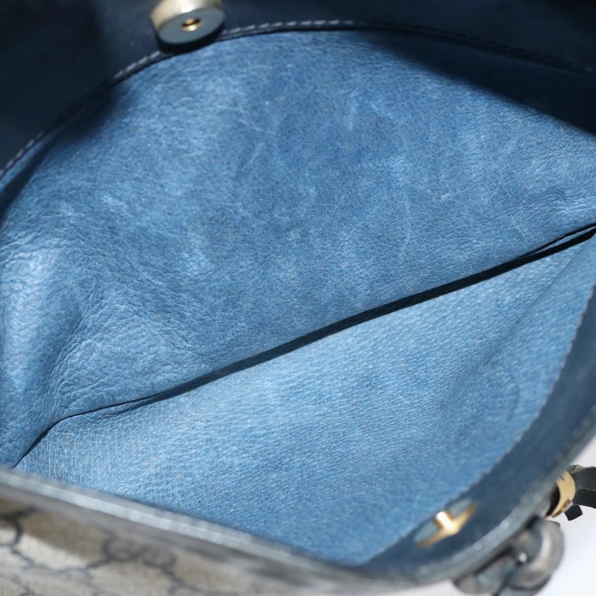 GUCCI GG Supreme Shoulder Bag PCV Navy 001 256 1066  76733