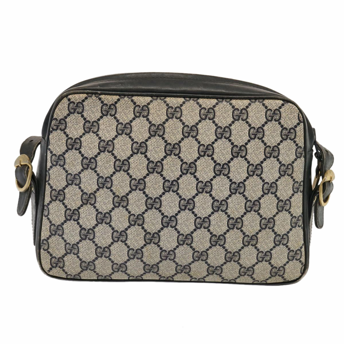 GUCCI GG Supreme Shoulder Bag PCV Navy 001 256 1066  76733