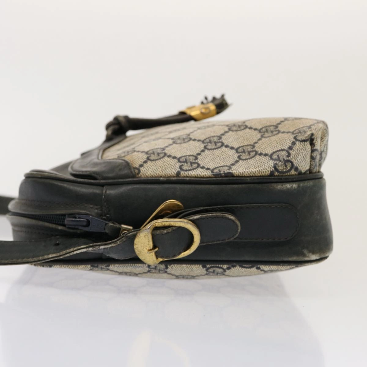 GUCCI GG Supreme Shoulder Bag PCV Navy 001 256 1066  76733