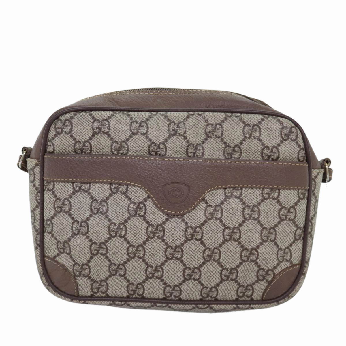 GUCCI GG Supreme Shoulder Bag PVC Beige 007 115 6423  bs14474