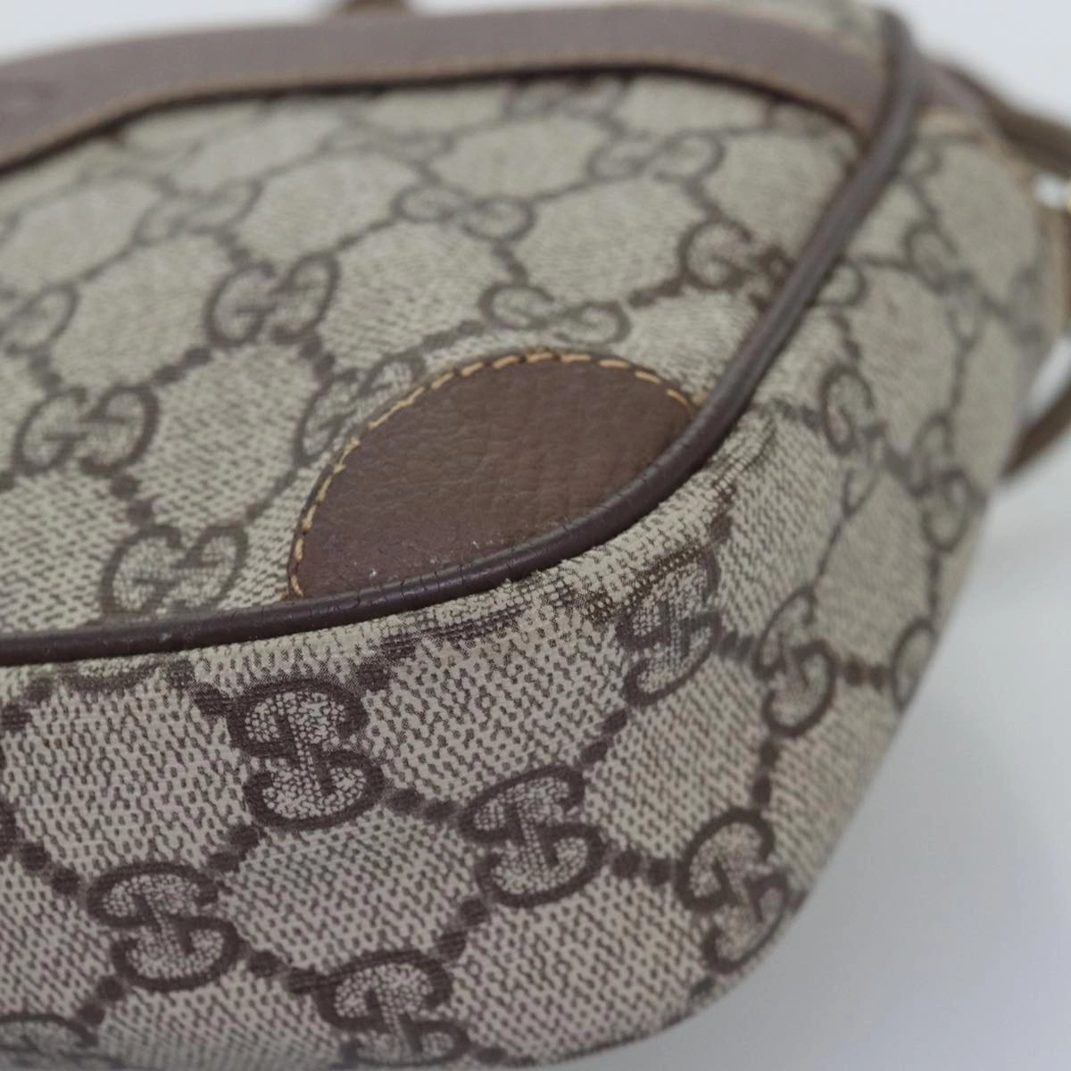 GUCCI GG Supreme Shoulder Bag PVC Beige 007 115 6423  bs14474