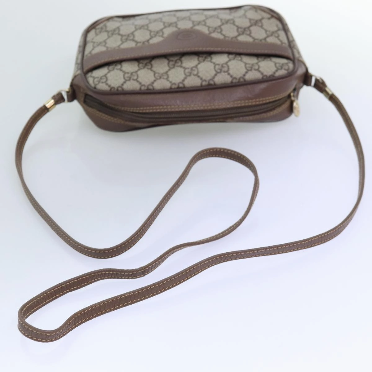 GUCCI GG Supreme Shoulder Bag PVC Beige 007 115 6423  bs14474
