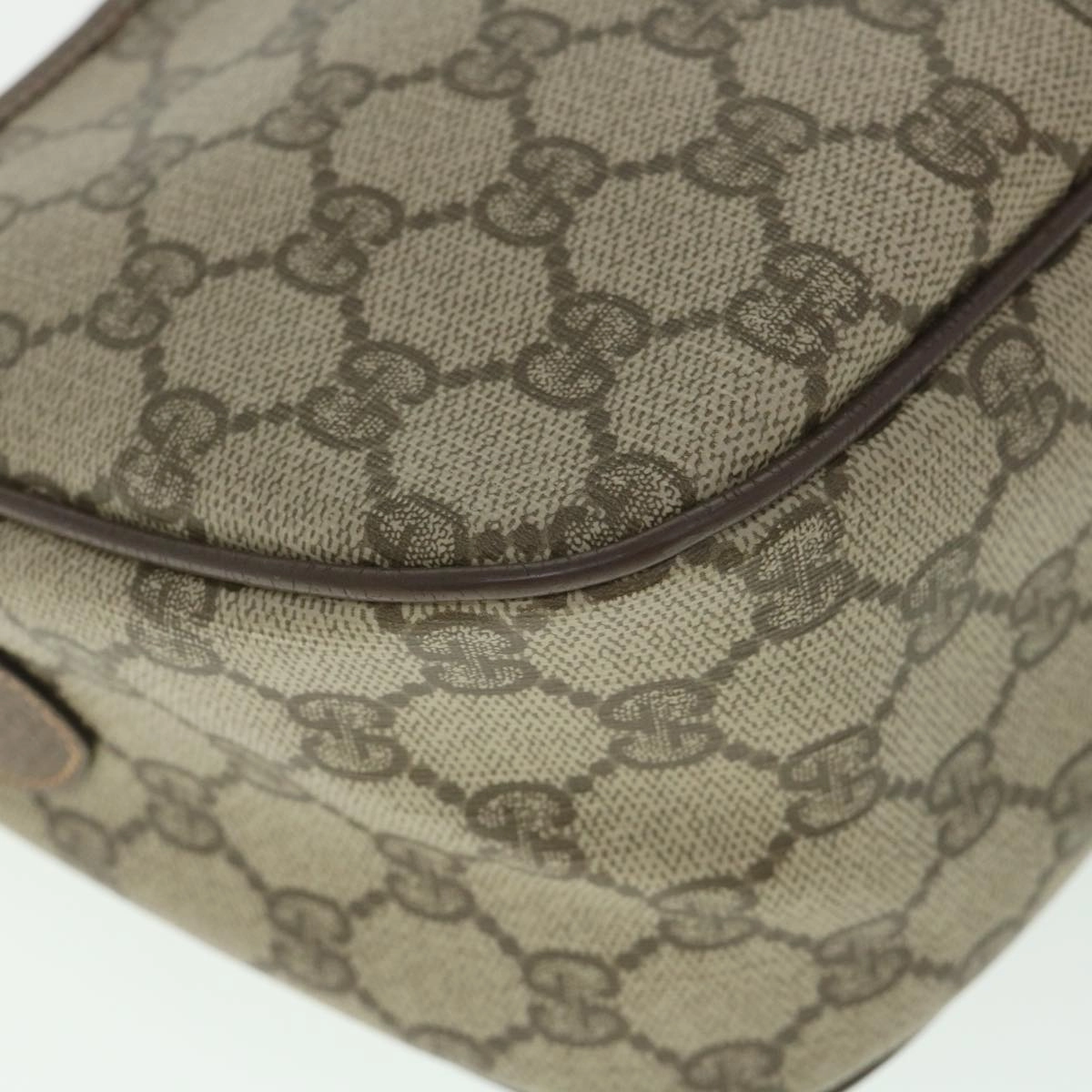 GUCCI GG Supreme Web Sherry Line Shoulder Bag Red Beige 89 02 077  8993