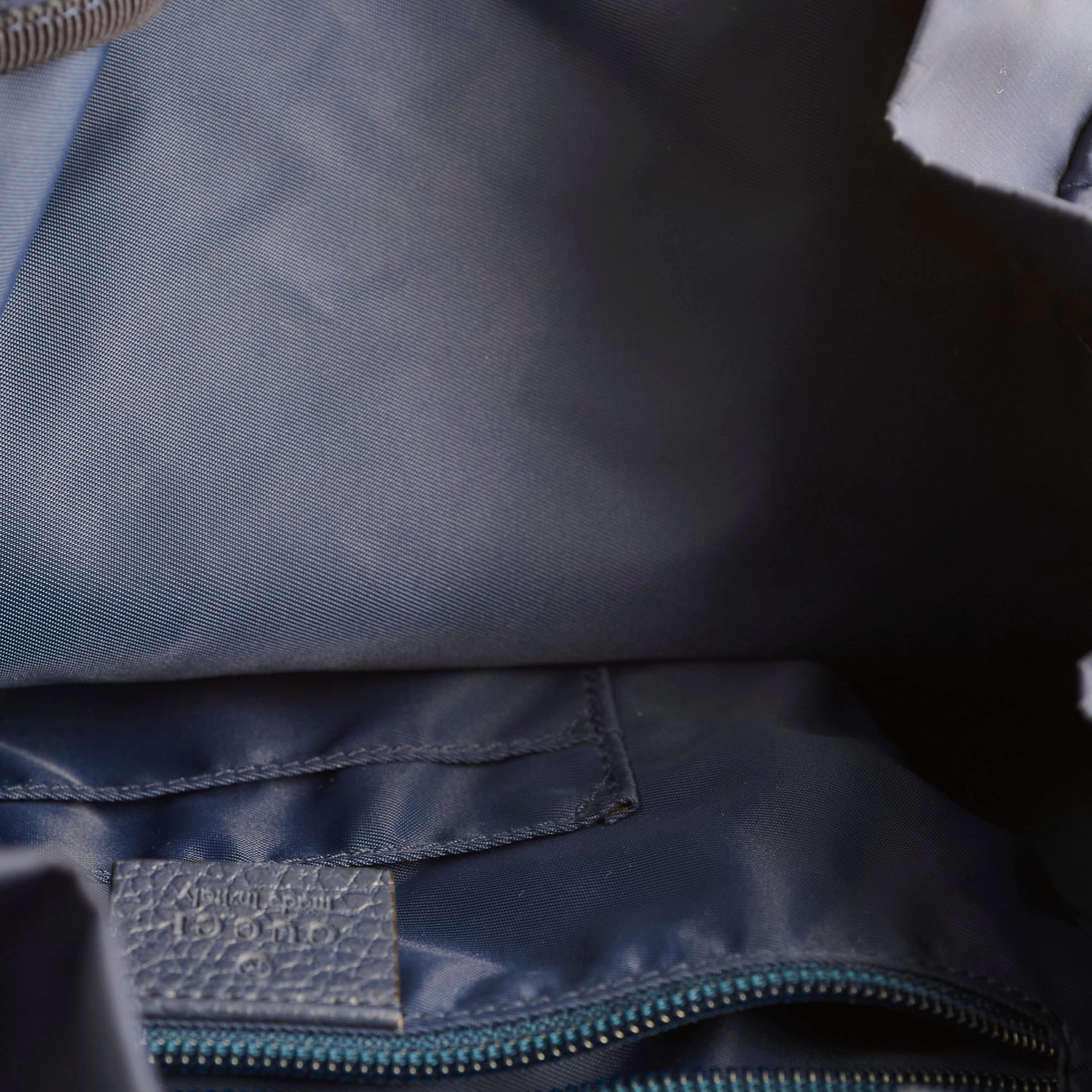 Gucci Guccissima Nylon Backpack Blue
