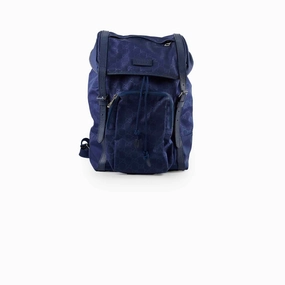 Gucci Guccissima Nylon Backpack Blue