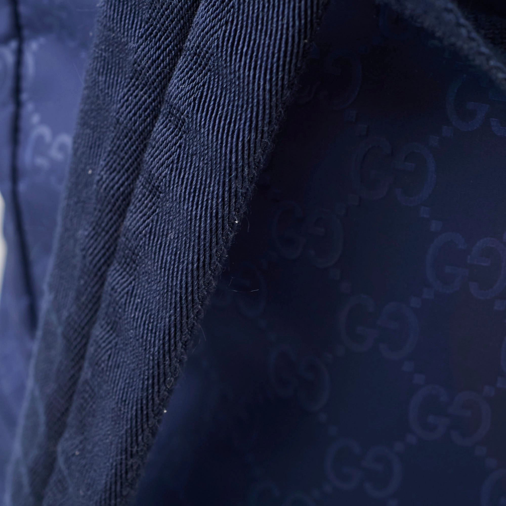 Gucci Guccissima Nylon Backpack Blue