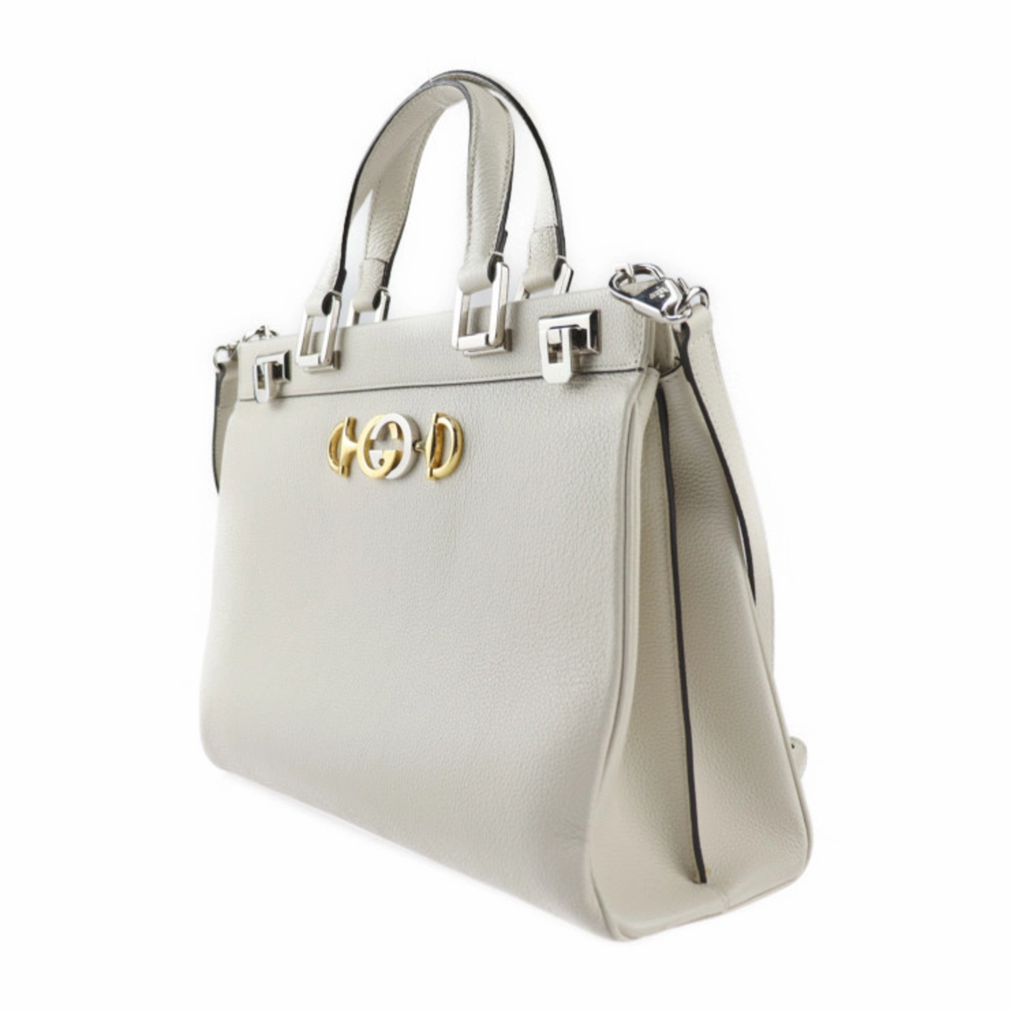 Gucci Horsebit  Leather Handbag Shoulder Bag Tote Bag (Pre-Owned)