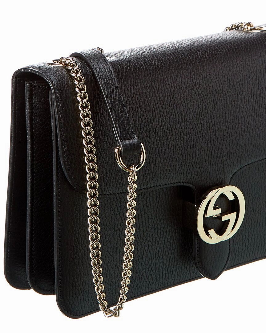 Gucci Interlocking G Leather Shoulder Bag