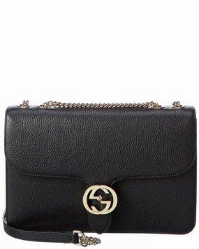 Gucci Interlocking G Leather Shoulder Bag