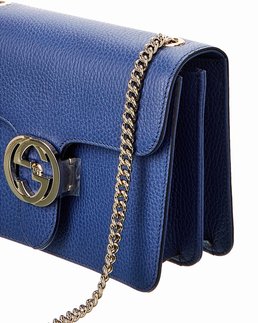 Gucci Interlocking G Small Leather Shoulder Bag