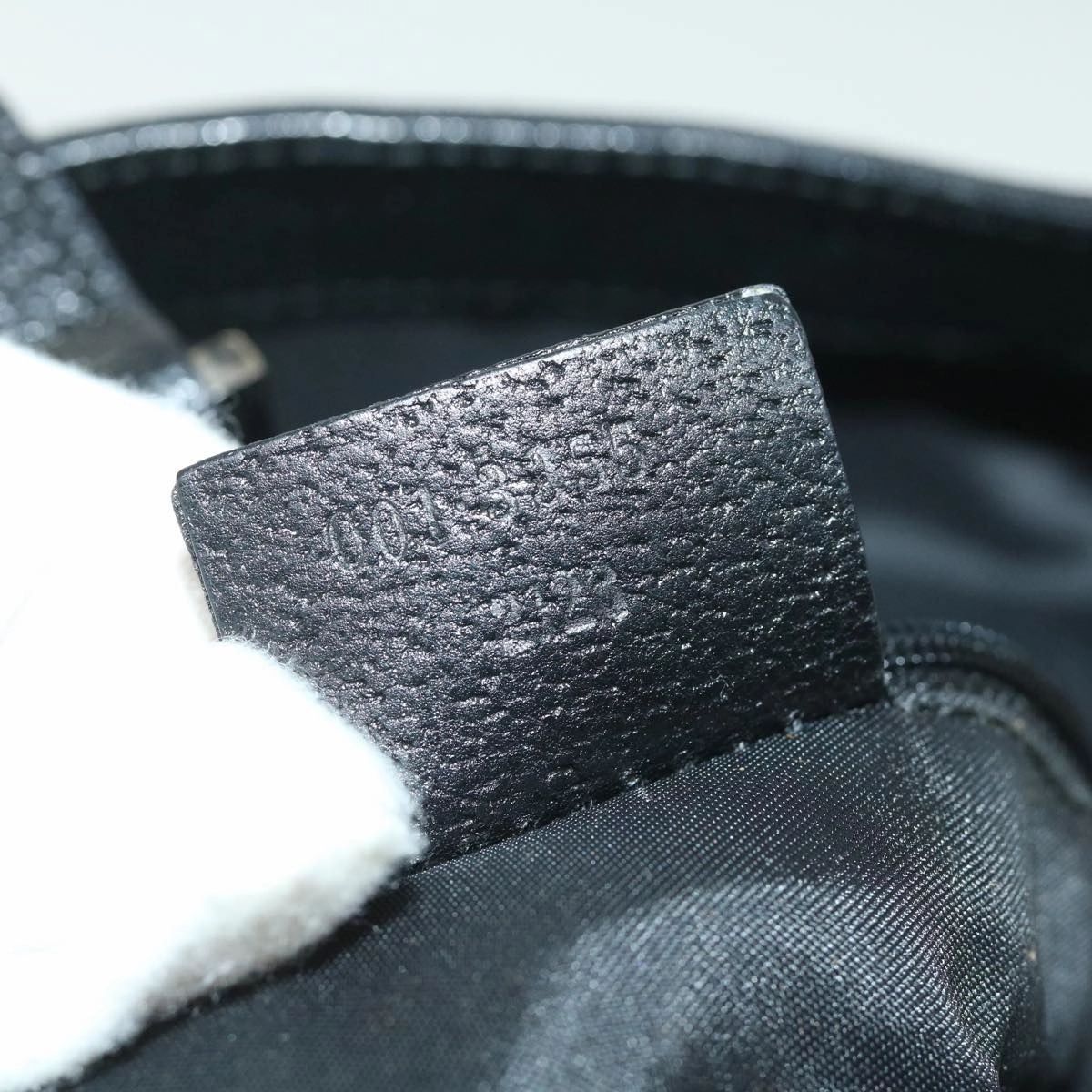 GUCCI Jackie Shoulder Bag Nylon Canvas Black 001 3355  ep1965