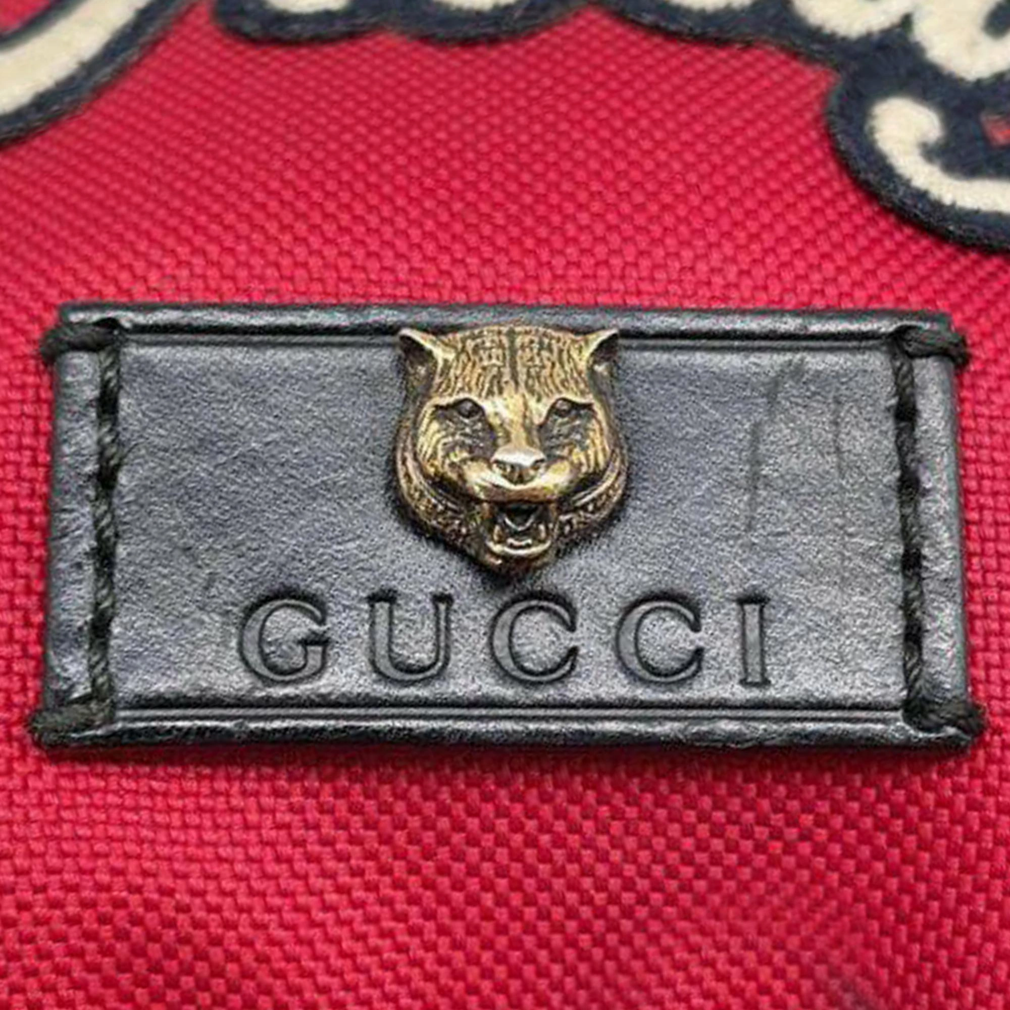 Gucci L'Aveugle Par Amour Techno Canvas Backpack (SHG-EGgpNO)