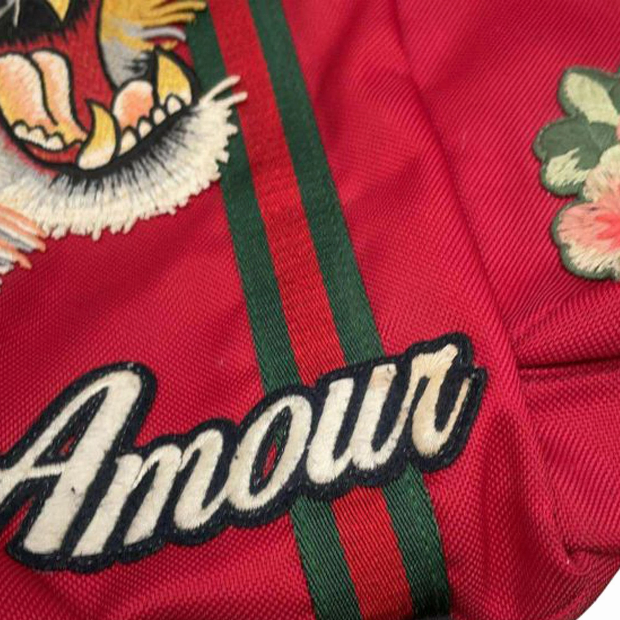 Gucci L'Aveugle Par Amour Techno Canvas Backpack (SHG-EGgpNO)