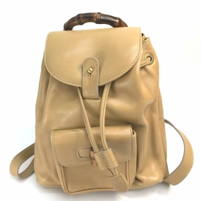 Gucci  Leather Backpack (Pre-Owned)
