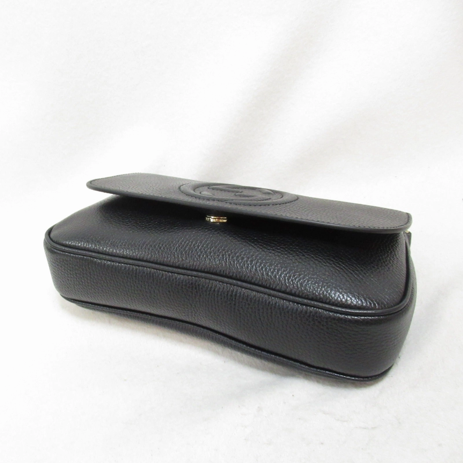 Gucci Leather Chain Shoulder Bag 536224