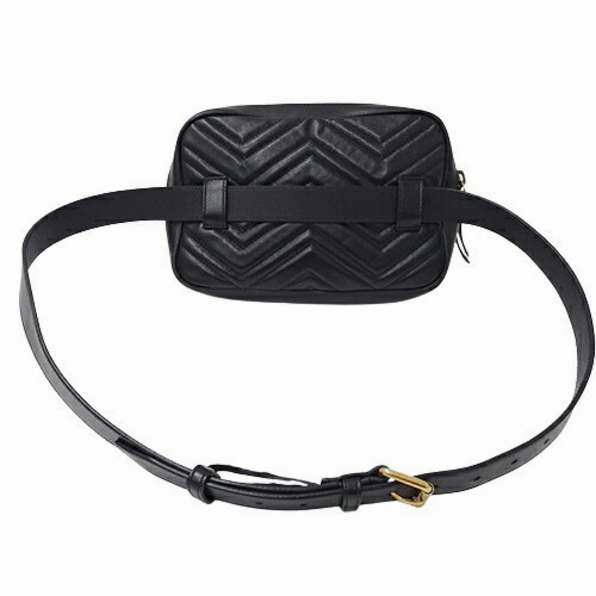 Gucci Leather Fanny Pack Sling Bag (Pre-Owned)