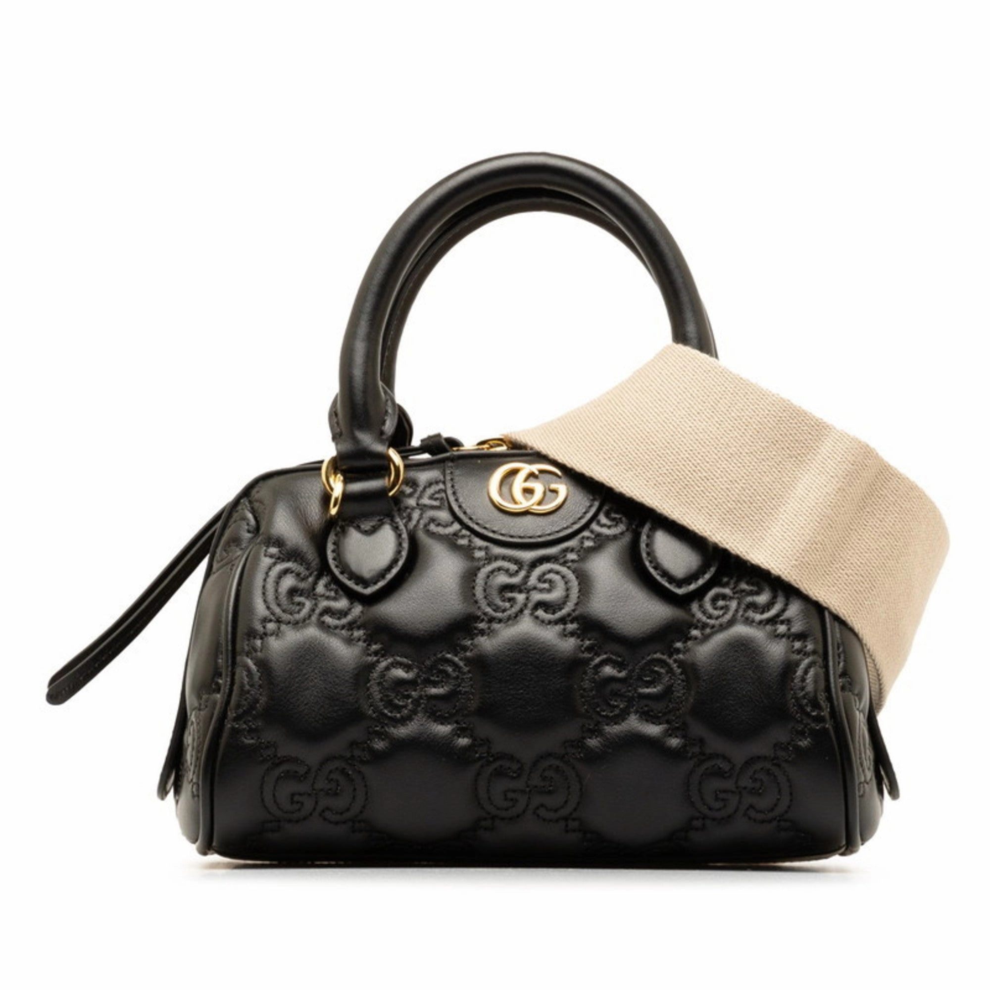 Gucci  Leather Handbag Shoulder Bag (Pre-Owned)