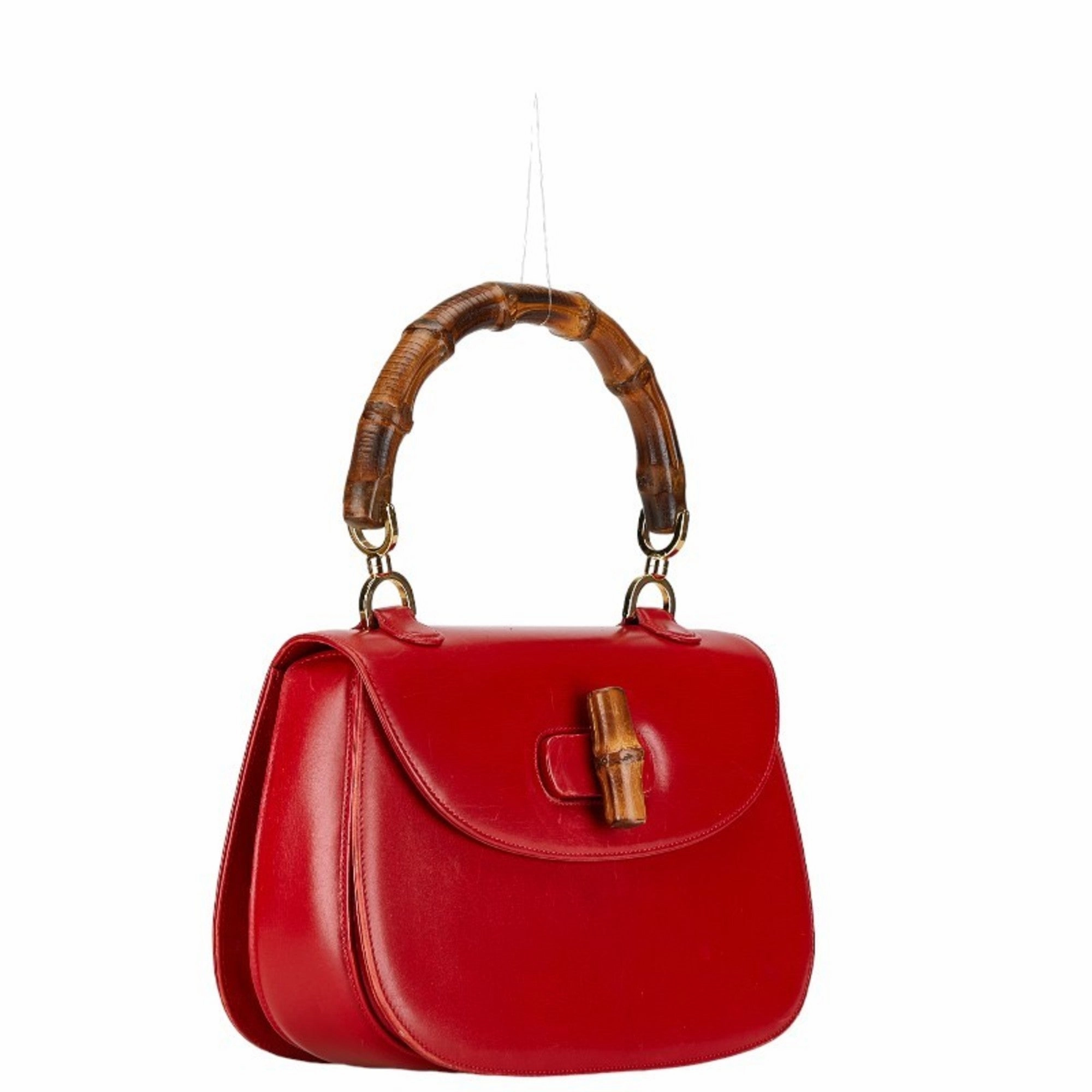 Gucci  Leather Handbag Shoulder Bag (Pre-Owned)
