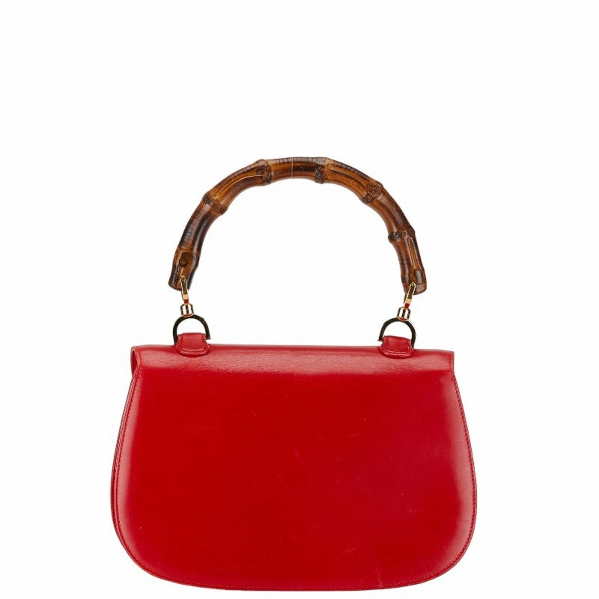 Gucci  Leather Handbag Shoulder Bag (Pre-Owned)