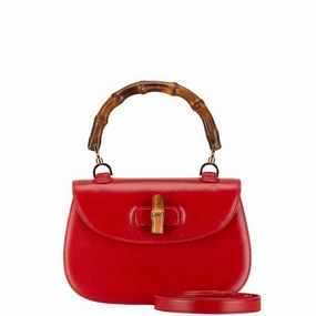 Gucci  Leather Handbag Shoulder Bag (Pre-Owned)