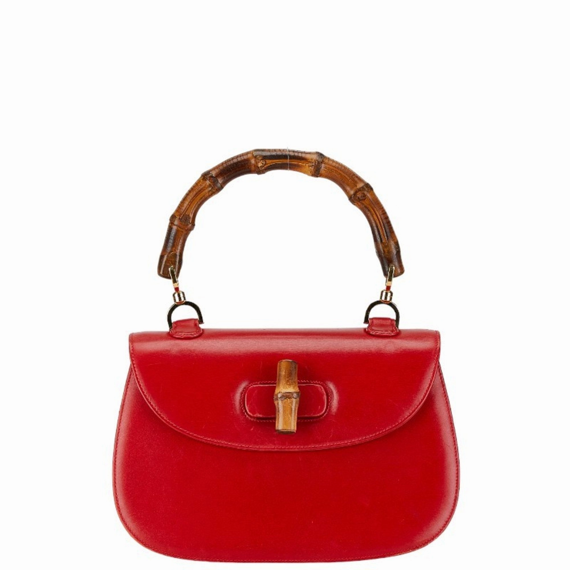 Gucci  Leather Handbag Shoulder Bag (Pre-Owned)