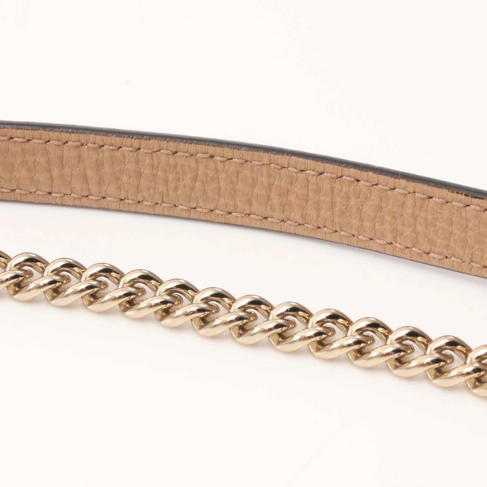 Gucci Leather Interlocking G Shoulder Bag