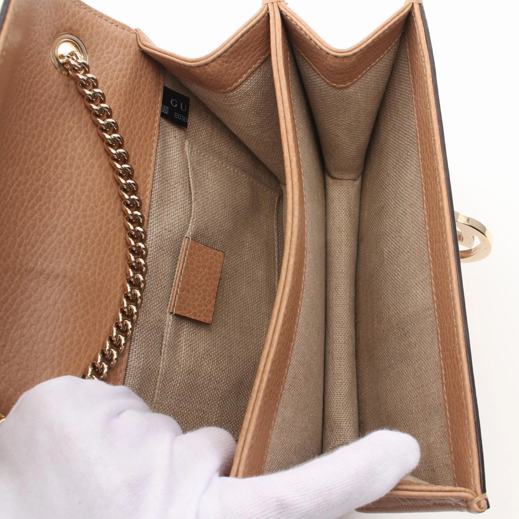 Gucci Leather Interlocking G Shoulder Bag