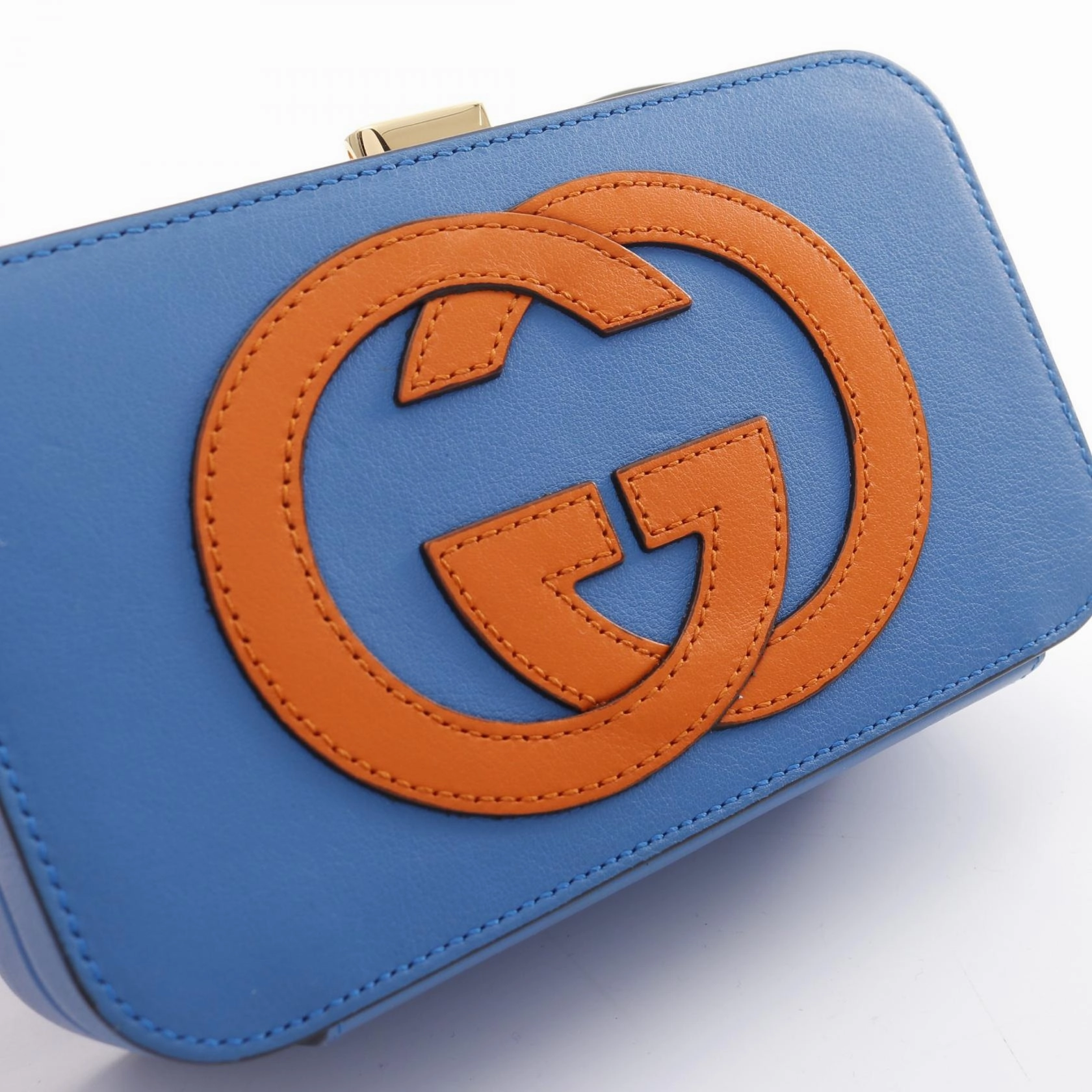 Gucci Leather Interlocking G Shoulder Bag