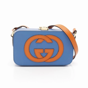 Gucci Leather Interlocking G Shoulder Bag